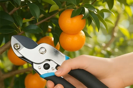 Introduction of the methods of garden fruit picking